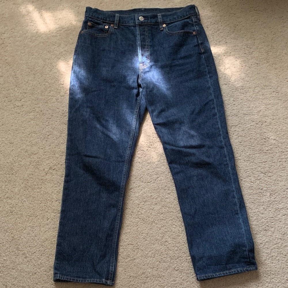 Gap cheeky straight high rise button fly jeans